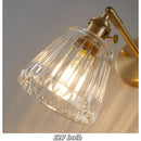 DecorBites™ Glass Copper Wall Lights Up Down Rotate Study Cafe, Nordic Modern Bedside Lamp