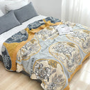 DecorBites™ Cotton Gauze Boho Throw Blanket
