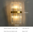 DecorBites™ Crystal LED Wall Lamps: Elegant Gold Wall Sconce Lights for Luxury Home Decor