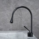 DecorBites™ Brushed Gold Basin Faucet Hot Cold Black Sink Kitchen Swivel Water Crane