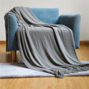 DecorBites™ Knitted Nordic Sofa Blanket - Soft Wool Blend Bed End Towel for Hotel Bedroom Decor