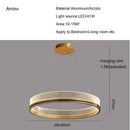 DecorBites™ Black/Gold LED Pendant Lights | Modern Design for Home Lighting Decoration