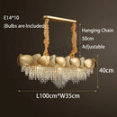 DecorBites™ Crystal Tassles Pendant Light 2024 | Modern Luxury Chandelier for Living Room