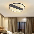 DecorBites™ Luxe Copper Ceiling Light: Circular Minimalist Bedroom Lamp for Elegant Style