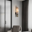 DecorBites™ Copper Alabaster Wall Lamp: Post-Modern High-End Bedroom Lighting