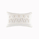 DecorBites™ Geometric Embroidery Cushion Cover with Tassel, Home Decor Pillowcase, Various Sizes