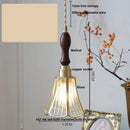 DecorBites™ Antique Glass LED Pendant Lamp, Adjustable Loft Kitchen Light Fixture