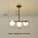 DecorBites™ Glass Ball Pendant Chandeliers LED Hanging Lights for Home Decor