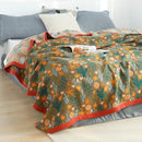 DecorBites™ Cotton Gauze Leisure Blanket - Soft Boho Decor for Beds & Sofas