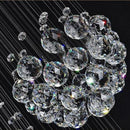 DecorBites™ Crystal Staircase Chandelier Pendant Light - Modern Luxury Large Villa Ceiling Lights