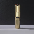 DecorBites™ Gold Basin Faucet: Single Handle Push-Button Mixer Tap for Bathroom, Brass Material