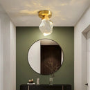 DecorBites™ Crystal Entrance Ceiling Lamp: Modern Minimalist LED Balcony Light
