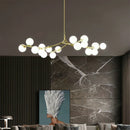 DecorBites™ Glass Ball LED Chandelier Molecular Pendant Lighting for Living Dining Bedroom