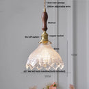 DecorBites™ Clear Glass Knob Switch LED Pendant Light Fixture: Modern Nordic Hanging Chandelier
