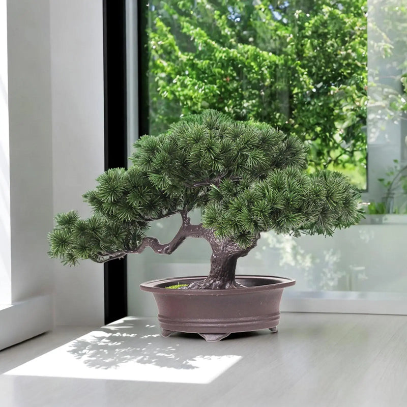 bonsai tree living room Artificial Bonsai Tree Potted Plant Decoration for Living Room