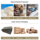 DecorBites™ Beige Travertine Stone Vase for Living Room Hotel Dining Table