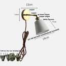 DecorBites™ Ceramic LED Wall Lights with Pull Chain Switch for Bathroom Mirror