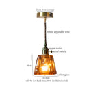 DecorBites™ Cracked Glass LED Pendant Light for Cafe Bar Kitchen Living Room