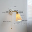 DecorBites™ Ceramic Wall Sconce Light Copper Arm Nordic Minimalism Bedroom Bathroom Mirror