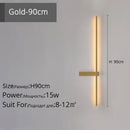 DecorBites™ LED Wall Lamp, Modern Minimalist Design, Aluminum, Indoor Lighting, Gold/Black, AC85-260V