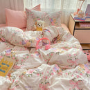 DecorBites™ Cozy Cartoon Printed Cotton Comforter Set for Adults