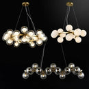DecorBites™ Glass Ball LED Pendant Lights for Home Decor and Luminaires
