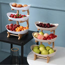 DecorBites™ 3-Layer Table Plates Set: Dinnerware, Fruit Bowl, Snack Stand, Cake Plate, Salad Bowl