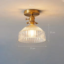 DecorBites™ Glass Shade Pendant Ceiling Lamp for Kitchen Aisle Bedroom LED Lights Fixtures