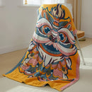 DecorBites™ Cotton Gauze Bath Towel - Soft & Absorbent Ethnic Style Wrap