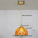 DecorBites™ Crystal Glass LED Pendant Lamp: Modern Nordic Style Hanging Light Fixture for Home Decor