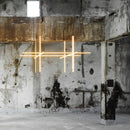DecorBites™ LED Linear Ceiling Chandelier Italian Designer Luxury Dining Room Chandelier