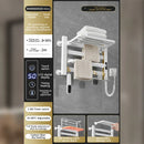 DecorBites™ Electric Towel Radiator Warmer Rack for Smart Bathroom Storage and Heating