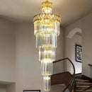 DecorBites™ Light Luxury Crystal Chandelier for Elegant Villa Living Room & Hotel Lobby