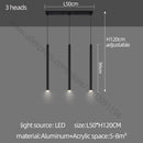DecorBites™ Glossy Cylindrical Chandelier for Bar, Restaurant, Bedside, and Company Front Desk