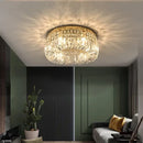 DecorBites™ Crystal Gold LED Ring Ceiling Light - Modern Luxury Home Lighting