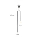 DecorBites™ Double Head Glass Ball Pendant Light for Hotel Bedroom & Bathroom