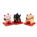 2.5 Japanese Solar Wave Hand Lucky Cat, Car Decorations, New Year Decorations  Hand Crafts Figurines And Miniatures 1pc Plastic