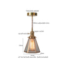 DecorBites™ Glass Pleats LED Pendant Lights for Home and Commercial Spaces