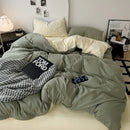 DecorBites™ Cotton Bed Sets Comforter Cover Set with Corner Ties