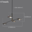 DecorBites™ Lotus Leaf Glass Ceiling Chandelier for Bedroom Living Room Hall Lighting