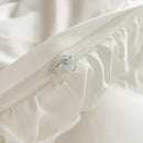 DecorBites™ Lace Ruffle Princess Bedding Set with Bed Skirt & Pillowcases