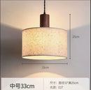DecorBites™ Cream Wabi-sabi Chandelier Lamp Retro Japanese-style Bedroom Decor Lighting