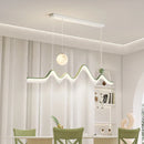 DecorBites™ LED Chandelier: Modern Minimalist Pendant Light for Dining Room, Kitchen, Home Lighting