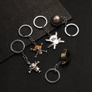 One Piece Keychain Luffy Ace Straw Hat Skull Logo Wanted Order Sanji Nami Robin Bag Keychain Character Toy Fan Gift