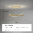 DecorBites™ Glass Ball G9 LED Ceiling Chandelier for Living Dining Kitchen Decor