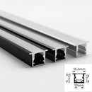 DecorBites™ LED Aluminum Profile Recessed U/YW-Shape Hidden Channel Milky Cover Bar Strip Light