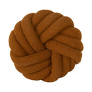 DecorBites™ Knotted Ball Grey Throw Pillow for Bed Couch Living Room
