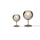 DecorBites™ Gold Chrome Glass Table Decor Lamp for Luxury Living Room, Villa, Store, Cafe