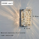 DecorBites™ Crystal Wall Sconce Lamps: Luxury Indoor Wall Lights for Modern Room Decor & Bedside Lighting.