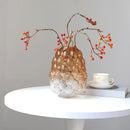 DecorBites™ Gradient Glass Vase for Home Decor & Hydroponic Flowers